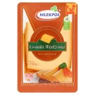 Сыр в пластинках копченый Mlekpol Gouda Wędzona 150г  Польша