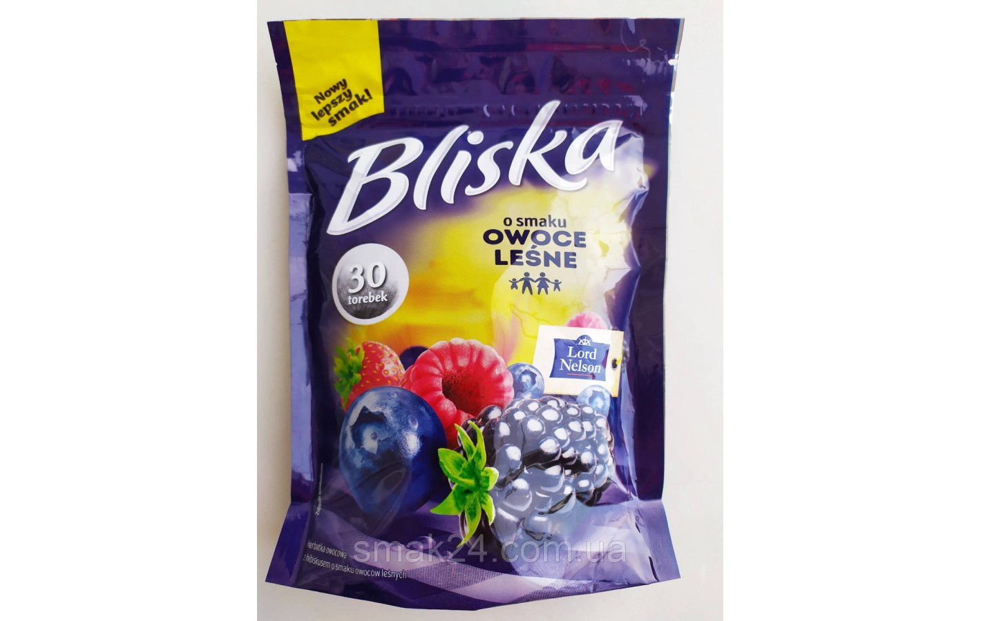 Чай со вкусом Лесной ягоды Lord Nelson Bliska 30 пакет.