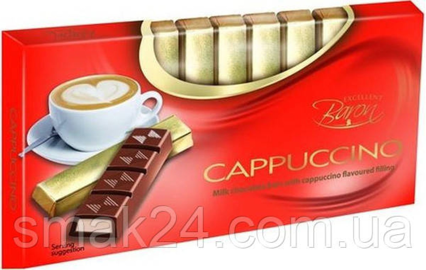 Шоколад молочний Капучино Baron Cappuccino 100 г Польща