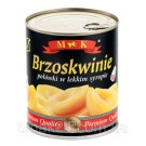 Персик половинками в легкому сиропі M&K Brzoskwinie 820 г Польща