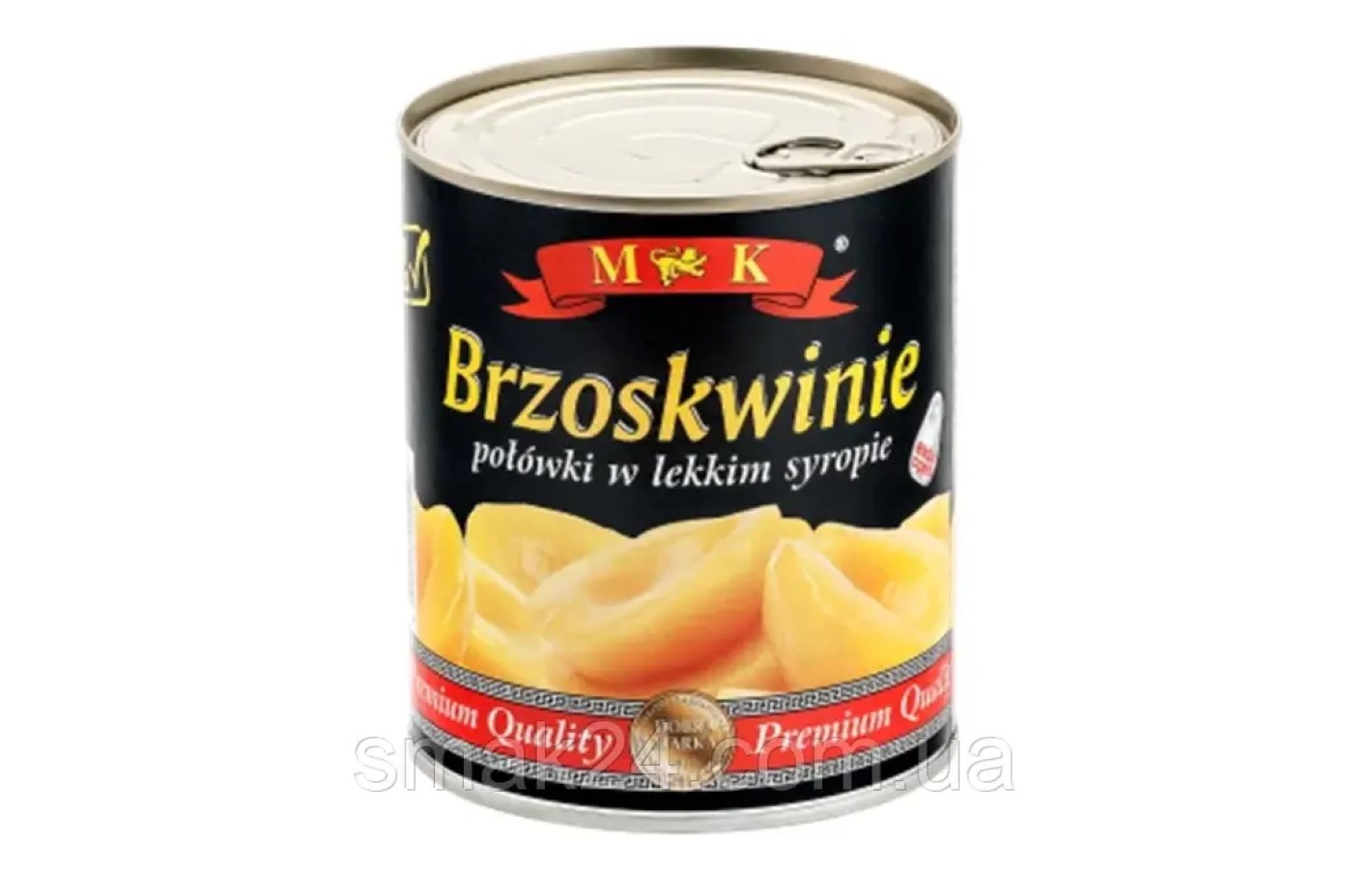 Персик половинками в легкому сиропі M&K Brzoskwinie 820 г Польща
