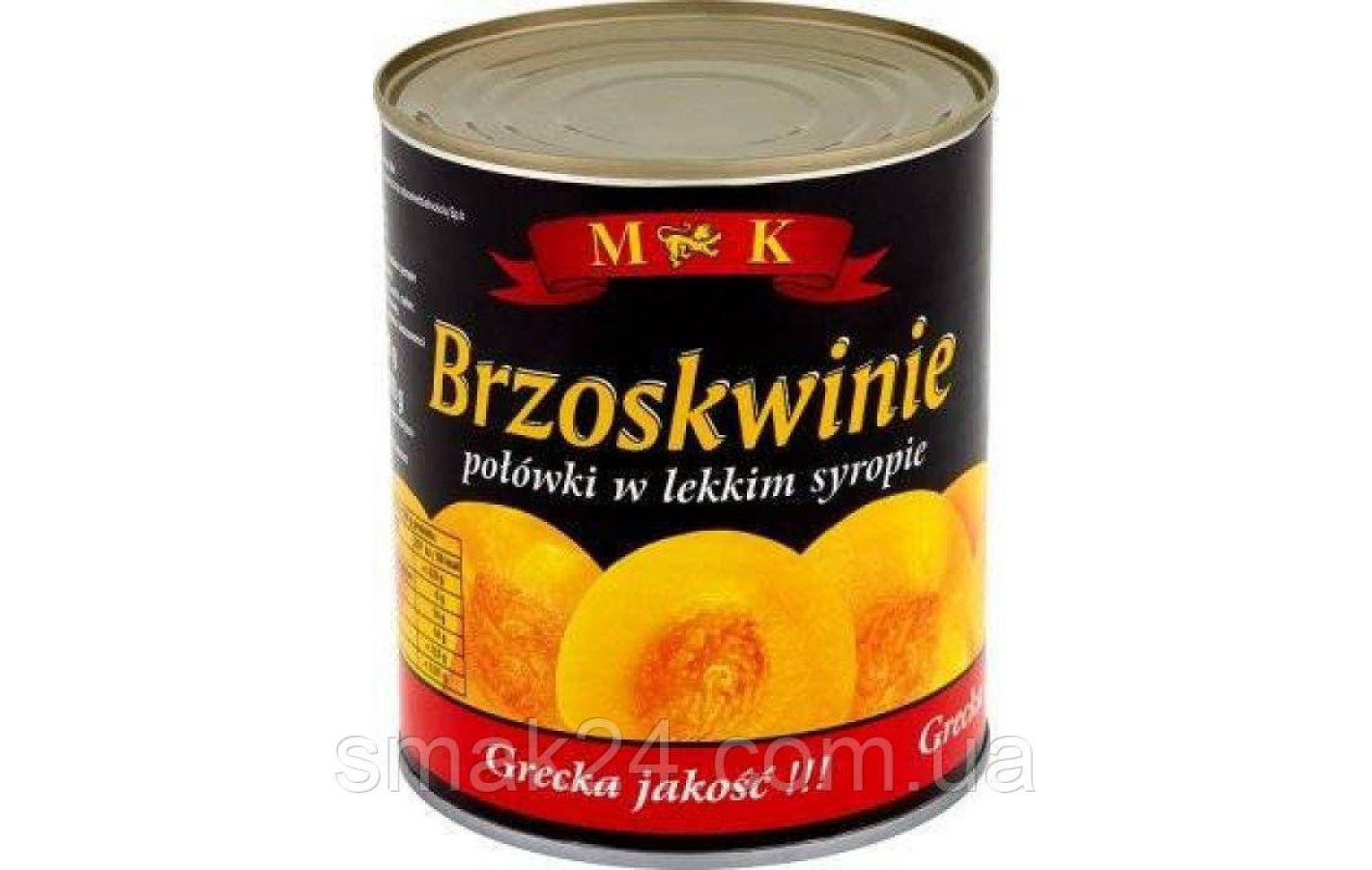 Персик половинками в легкому сиропі M&K Brzoskwinie 820 г Польща