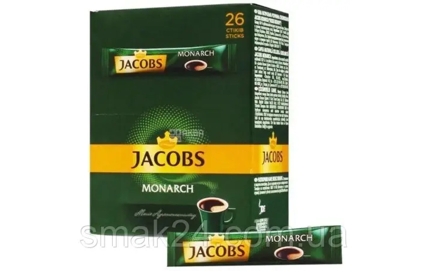 Кава розчинна Jacobs Monarch (Якобс Монарх) у стиках (1,8 г) 1 стик