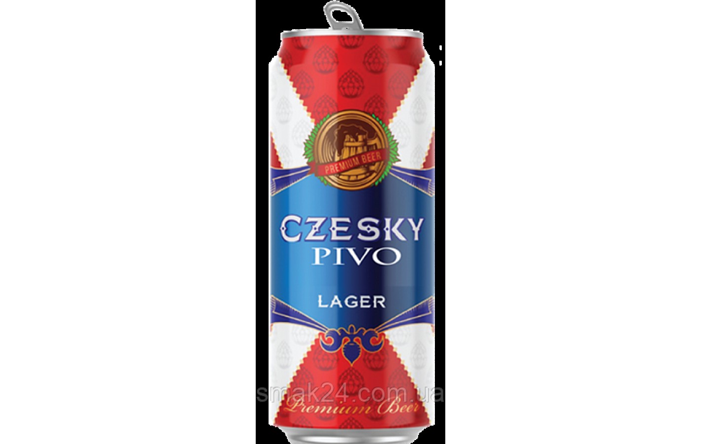 Пиво светлое фильтрованное Czesky Pivo Lager  4.6% 0.5 л Чехия