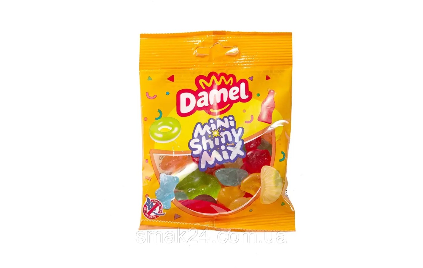 Желейные конфеты БЕЗ ГЛЮТЕНА Mini Shinymix  Damel Испания 70г
