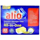 Таблетки для посудомийних машин Alio All-in-one 40 шт Німеччина