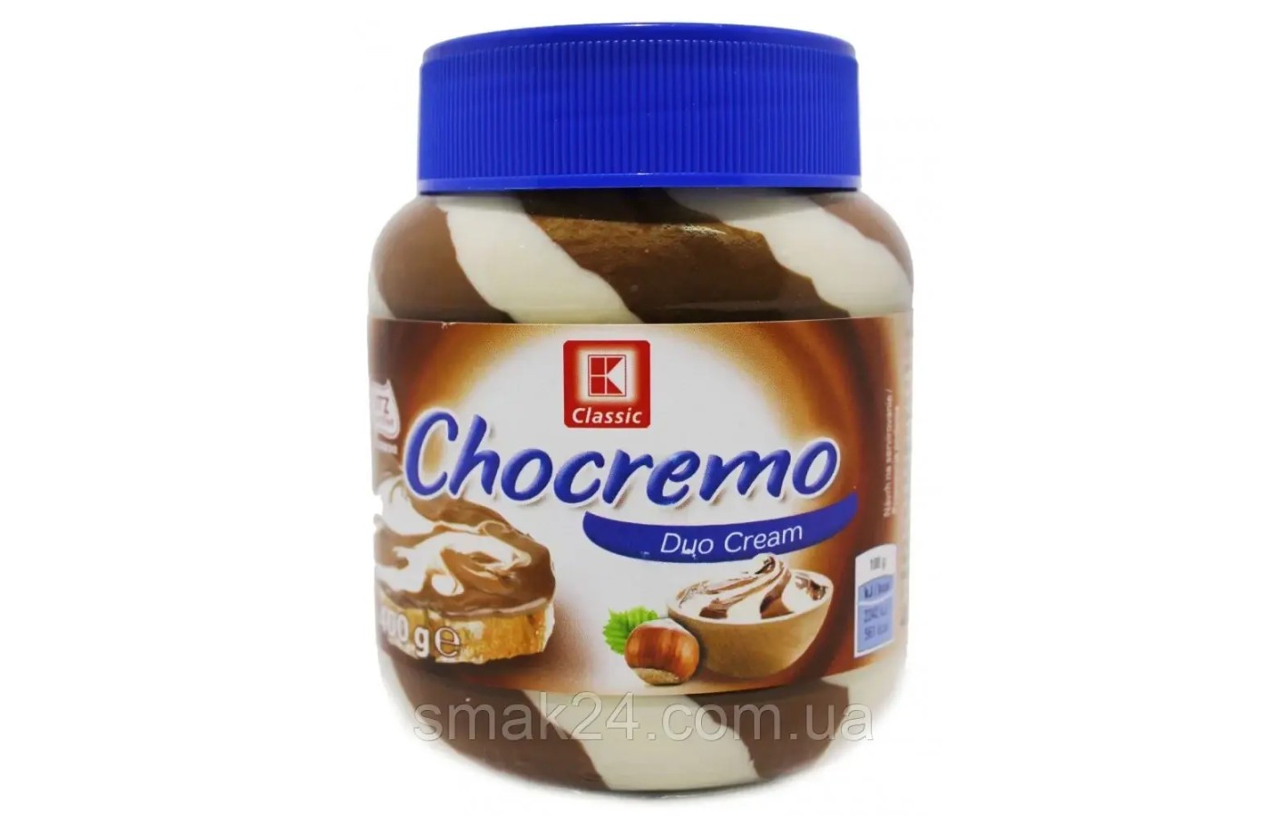 Шоколадно-молочный крем Chocremo Duo Cream  Германия  400 г