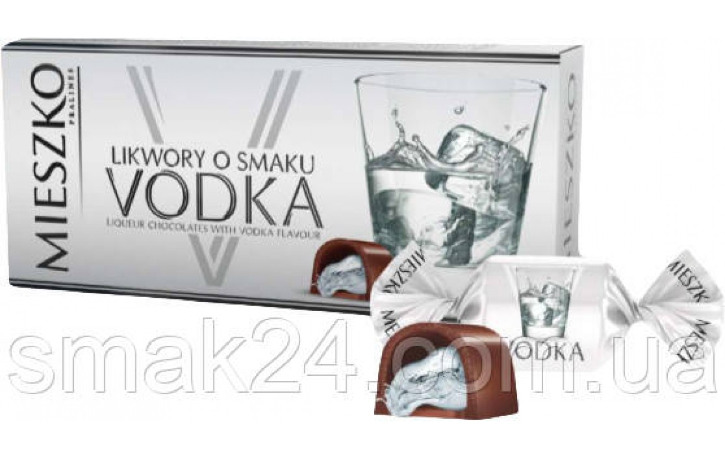Конфеты шоколадные с ликером Mieszko Vodka Пралине  1кг