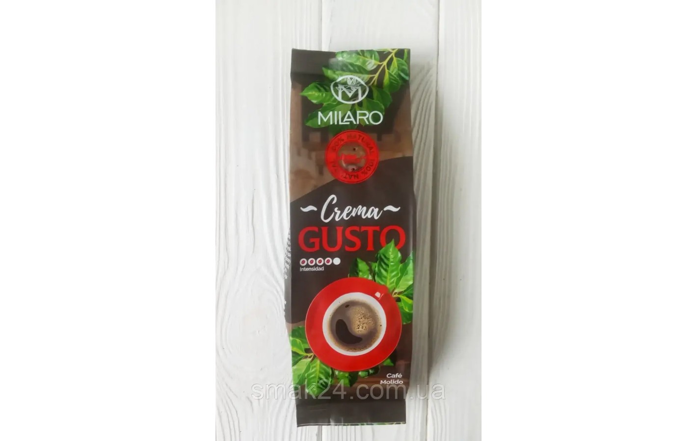 Кава мелена Milaro Crema Gusto Natural 100% 250г Іспанія