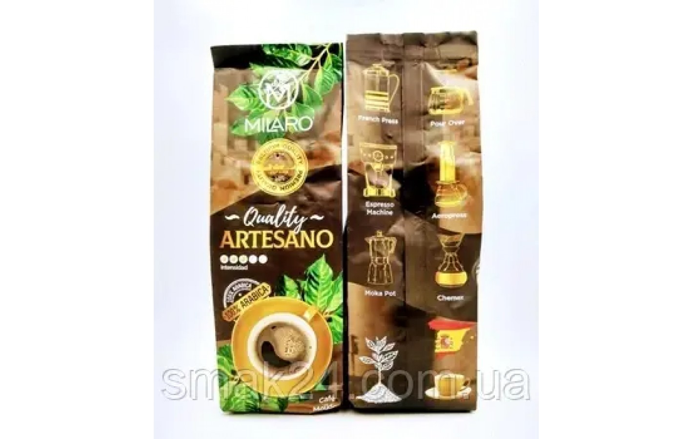 Кофе молотый Milaro Mezclal  Artesano 100% Арабика  250г Испания