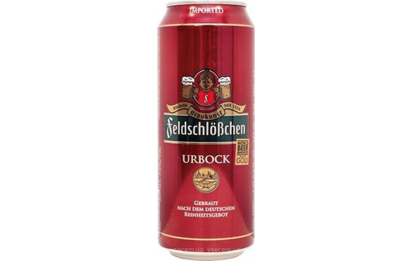 Пиво темне Feldschlösschen Urbock 0.5 л 7,2% Німеччина