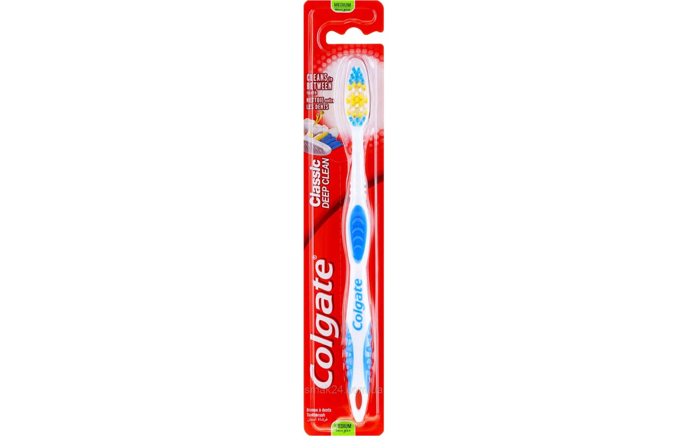 Зубная щетка Colgate Classic Deep Clean средняя жесткость 1 шт