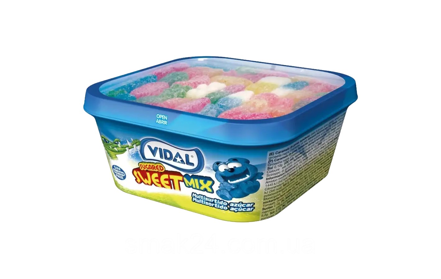 Желейные жевательные конфеты БЕЗ ГЛЮТЕНА Сладкий Микс Sugared sweet MIX 200г ТМ VIDAL