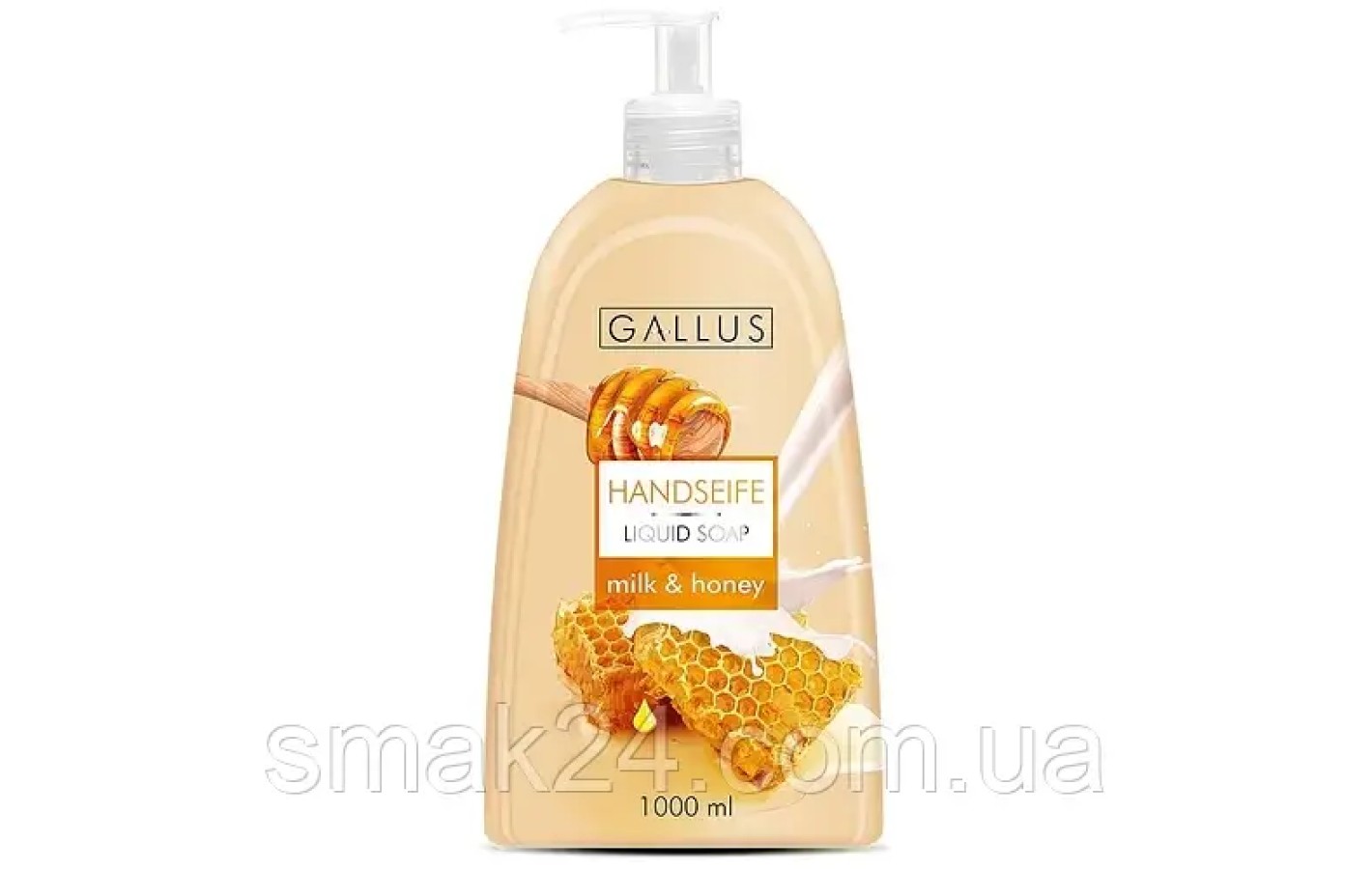 Жидкое мыло Молоко и мед Gallus Milk & Honey  1 л