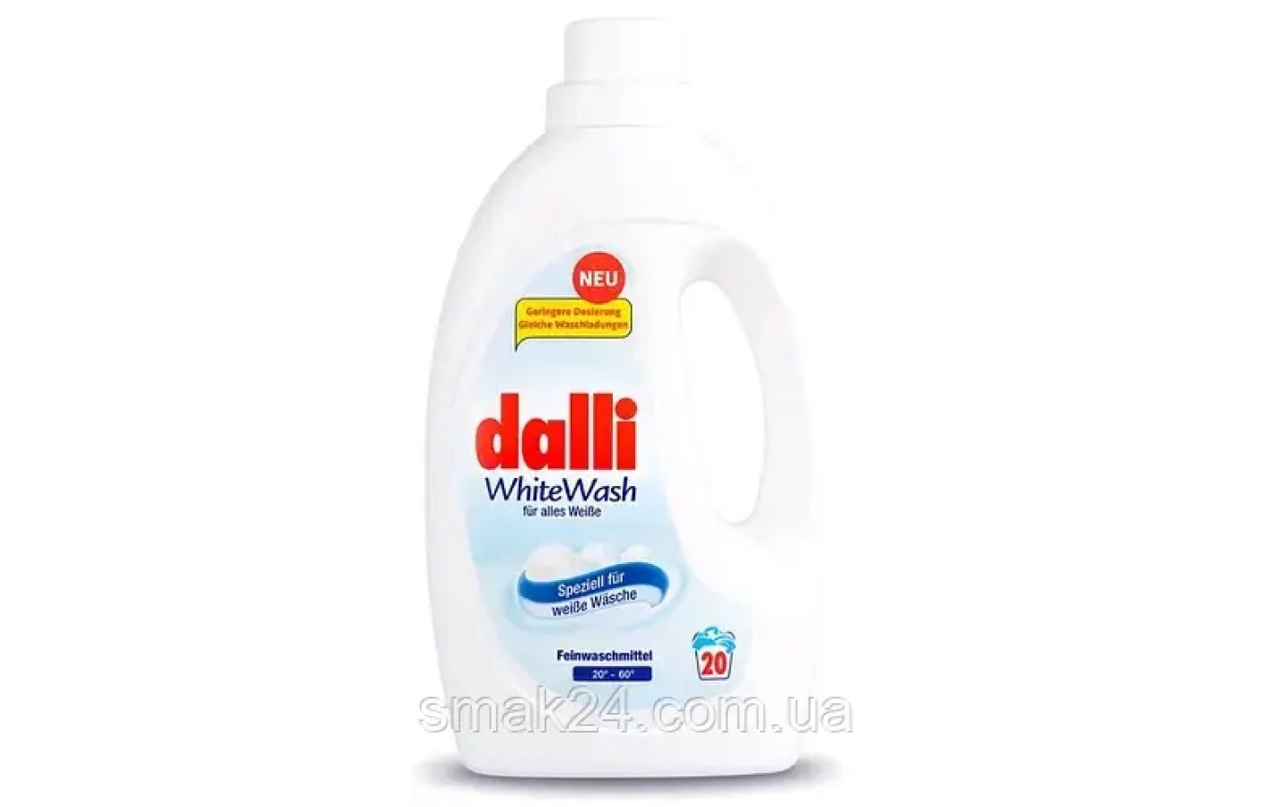 Гель для стирки для белых и светлых вещей  Dalli White 1.1 л (20 стирок)