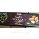 Шоколад чорний без цукру і глютену з мигдалем Torras Zero Dark Almond 300 г Іспанія