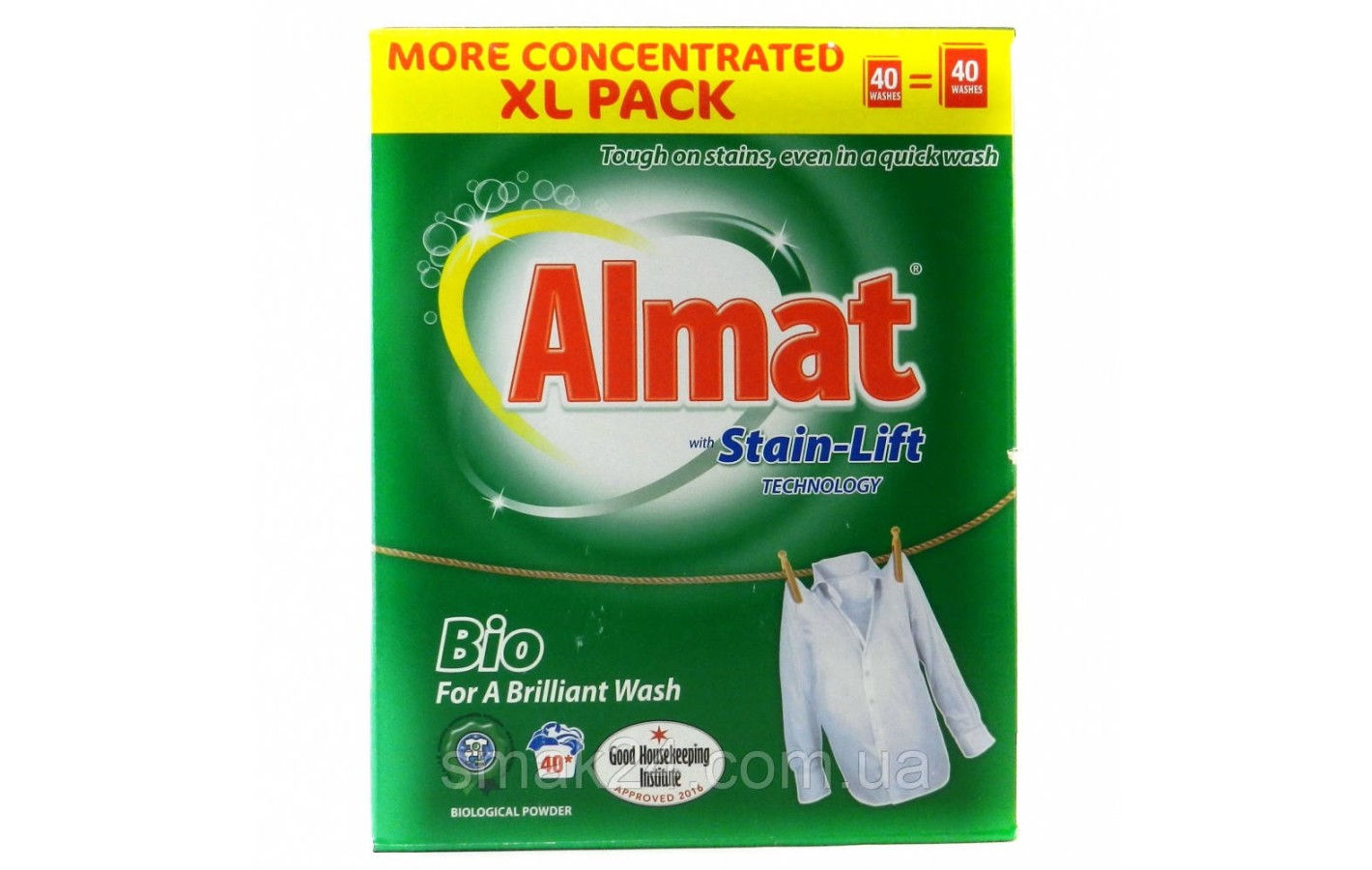 Стиральный порошок Almat Stain-Lift Bio 2,6 кг, Германия