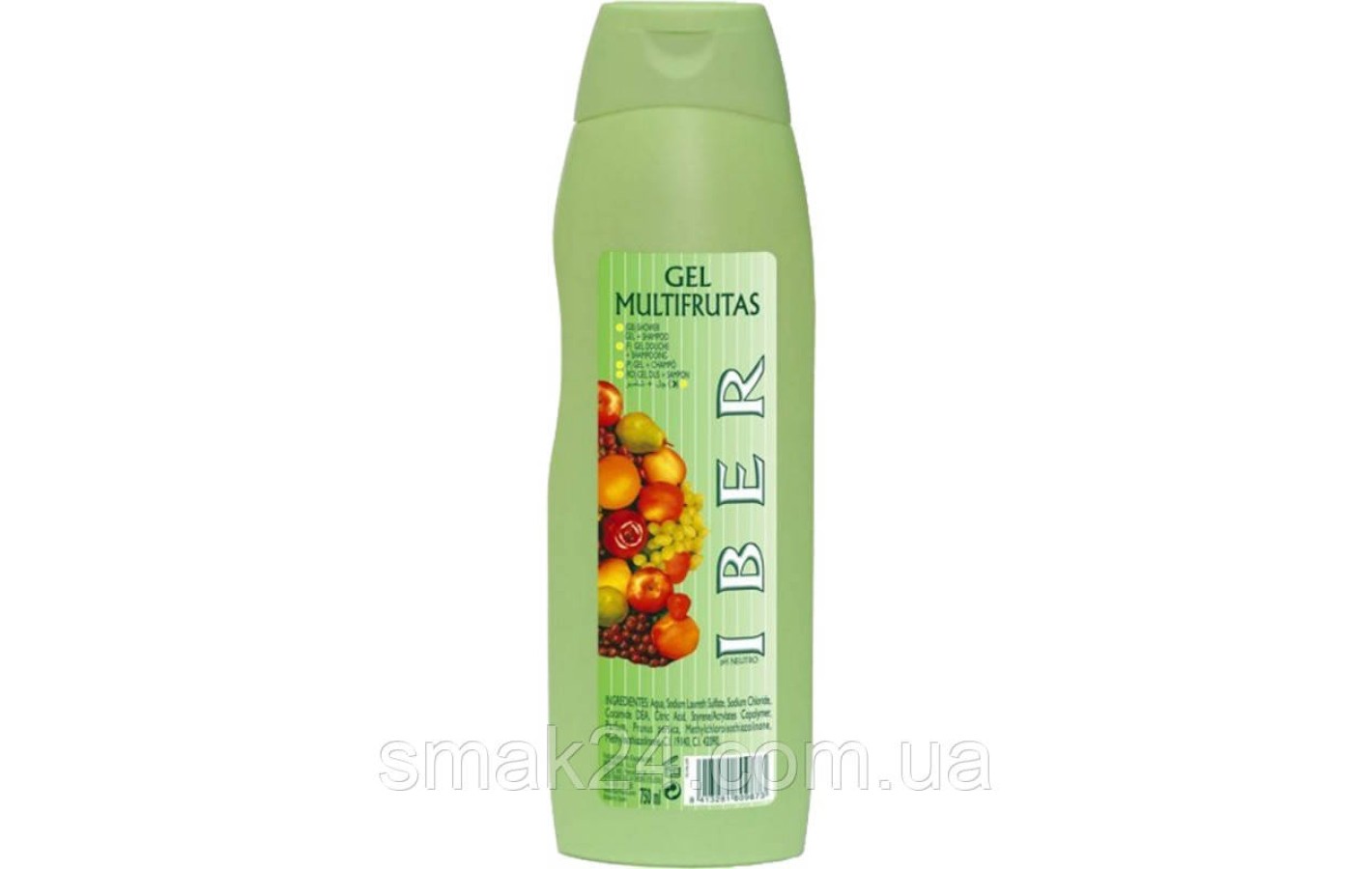 Гель для душа Мультифрукт IBER Gel de Ducha Multifrutas 750мл Испания