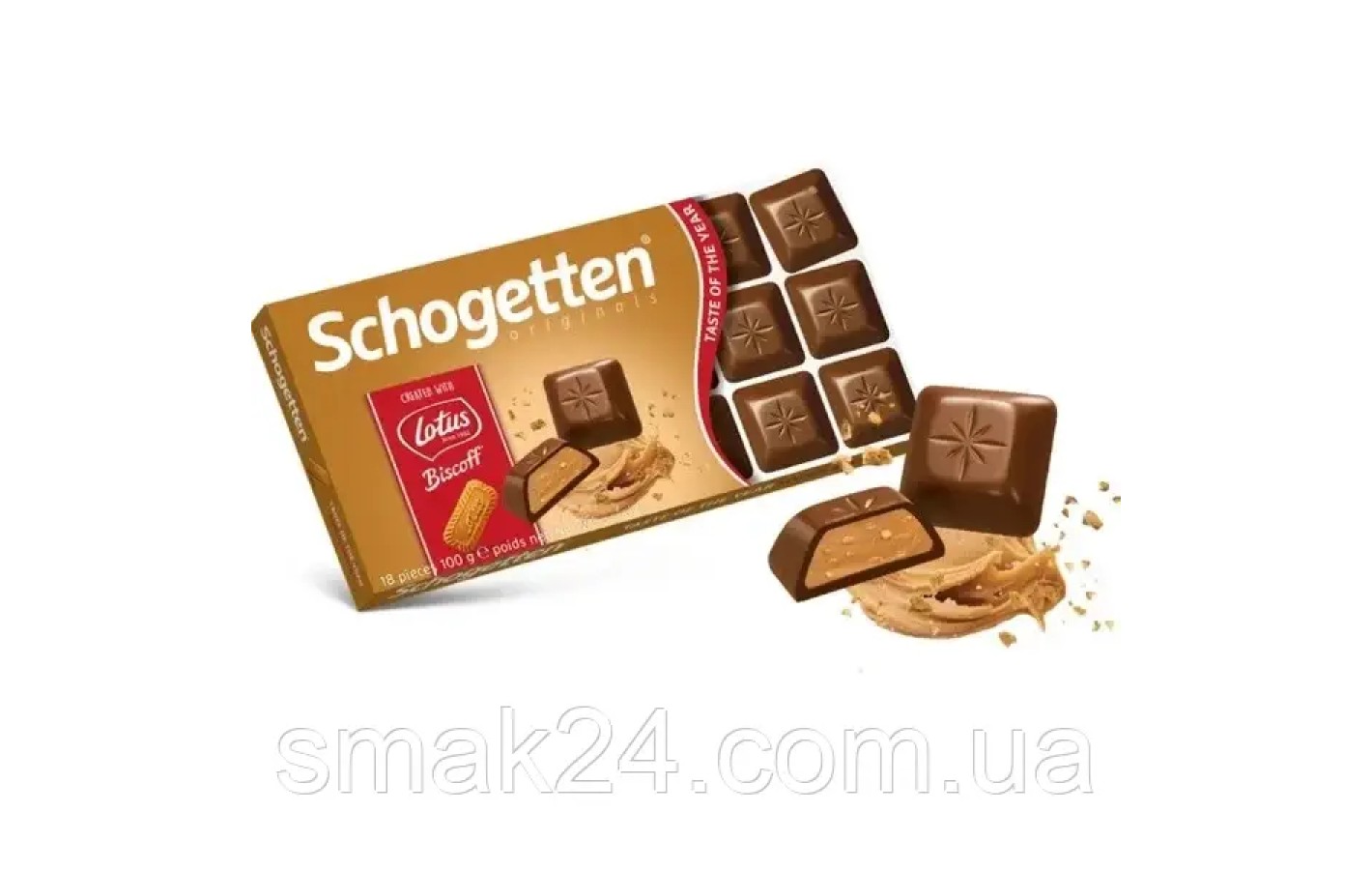 Шоколад Schogetten Шогеттен Bowls Lotus Biscoff Німеччина, 100г