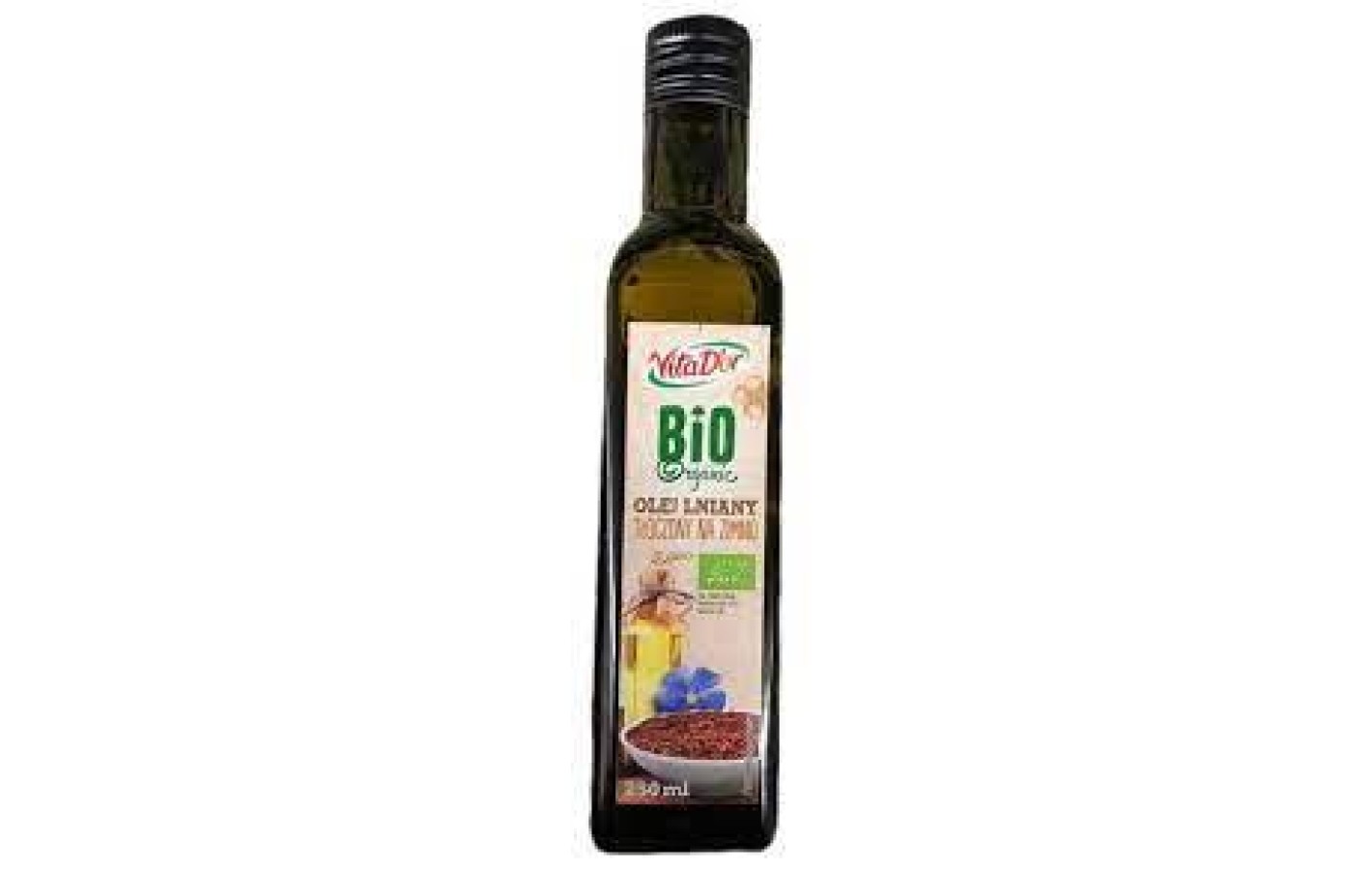 Масло льняное BIO Organic VitaD`or 250 мл