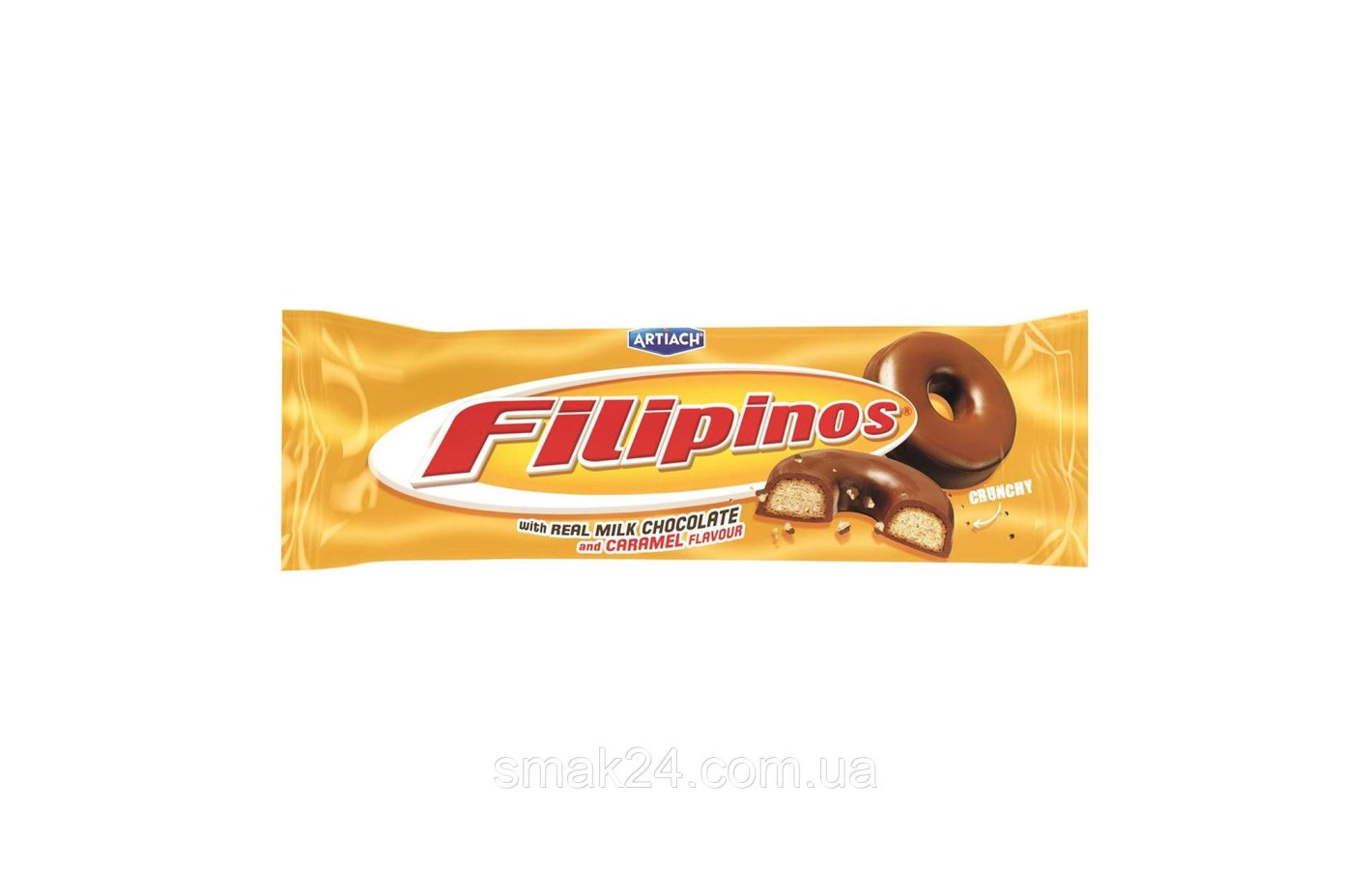 Печиво Філіппінське в молочному шоколаді з карамеллю ARTIACH MILK CHOCOLATE FILIPINOS 135г Іспанія