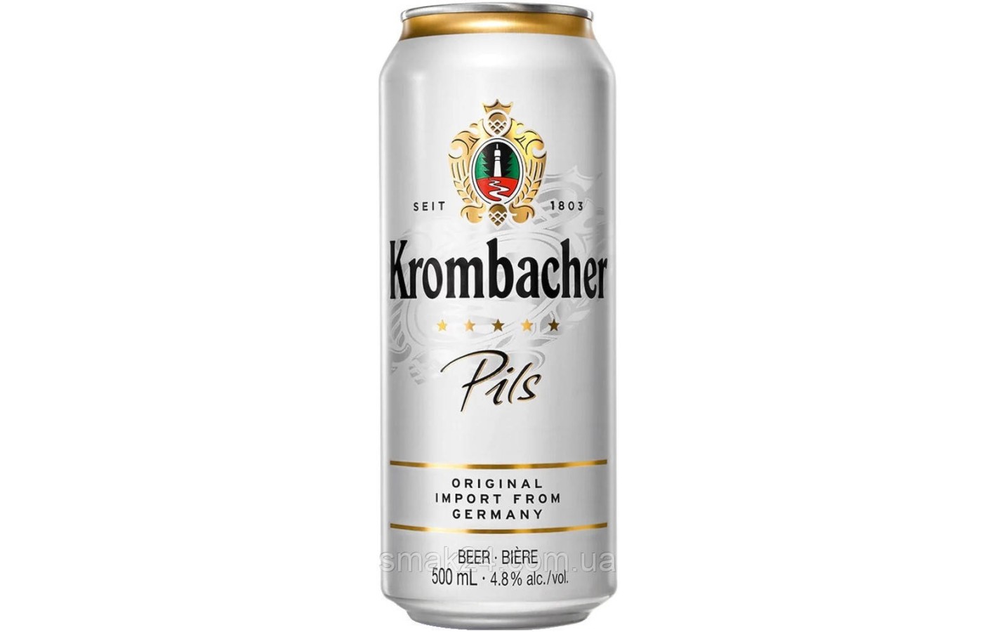 Пиво светлое Krombacher Pils 0.5л 4.8% Германия
