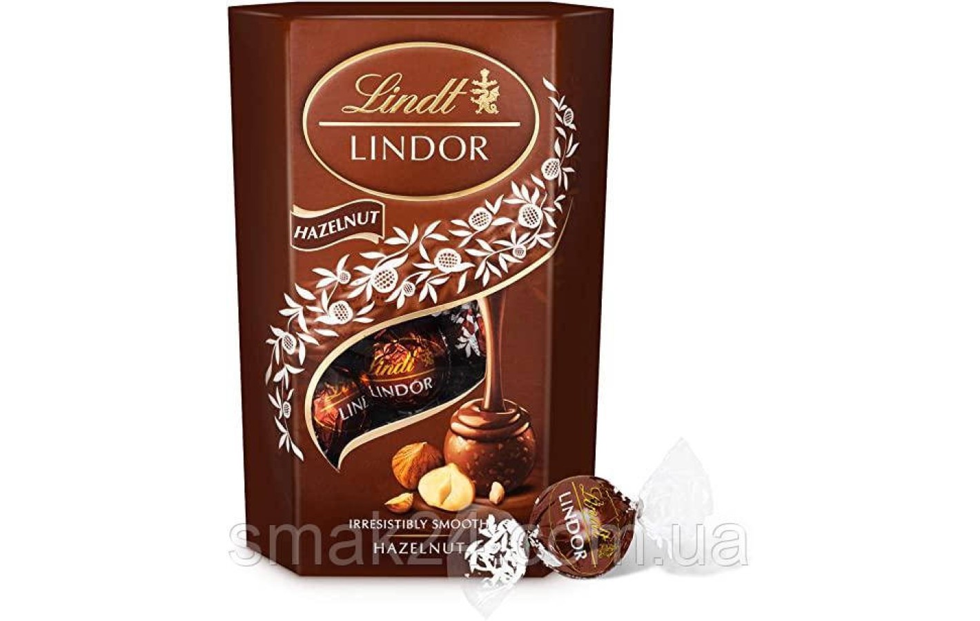 Цукерки шоколадні з лісовим горіхом Lindt Lindor Hazelnut 500 г Швейцарія