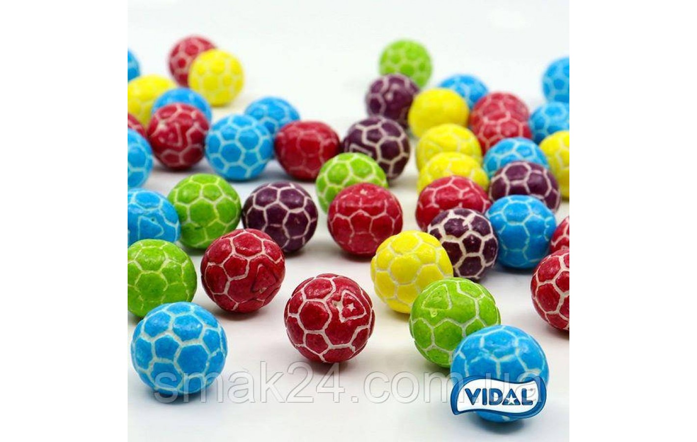 Жевательная резинка Без глютена Футбол ТМ VIDAL Foot Balls 90г Испания