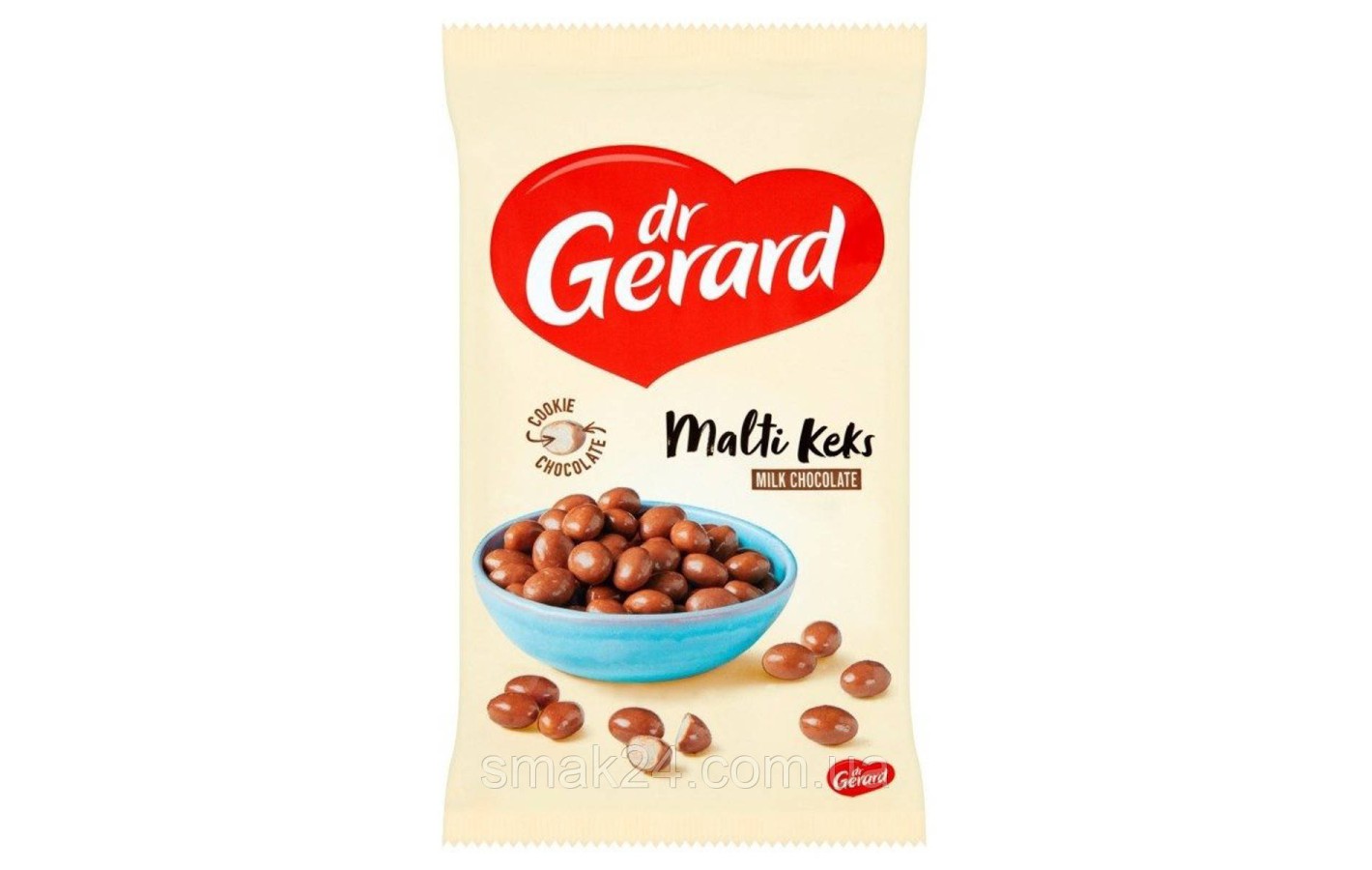 Драже в молочном шоколаде Без пальмового масла Хрустящие шарики Dr.Gerard Malti Keks  75г