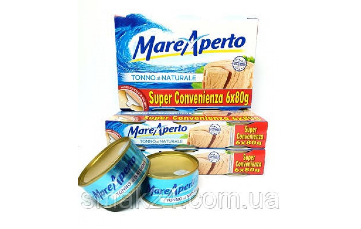 Тунец в собственном соку Mare Aperto Natural 80 г Италия