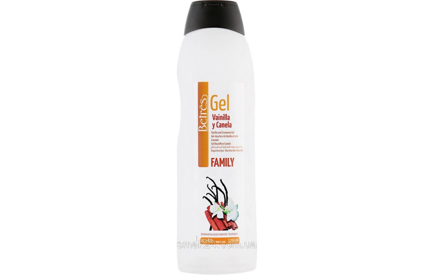 Гель для душу Ваніль і Кориця Betres On Gel de Ducha Naranja 750 мл Іспанія