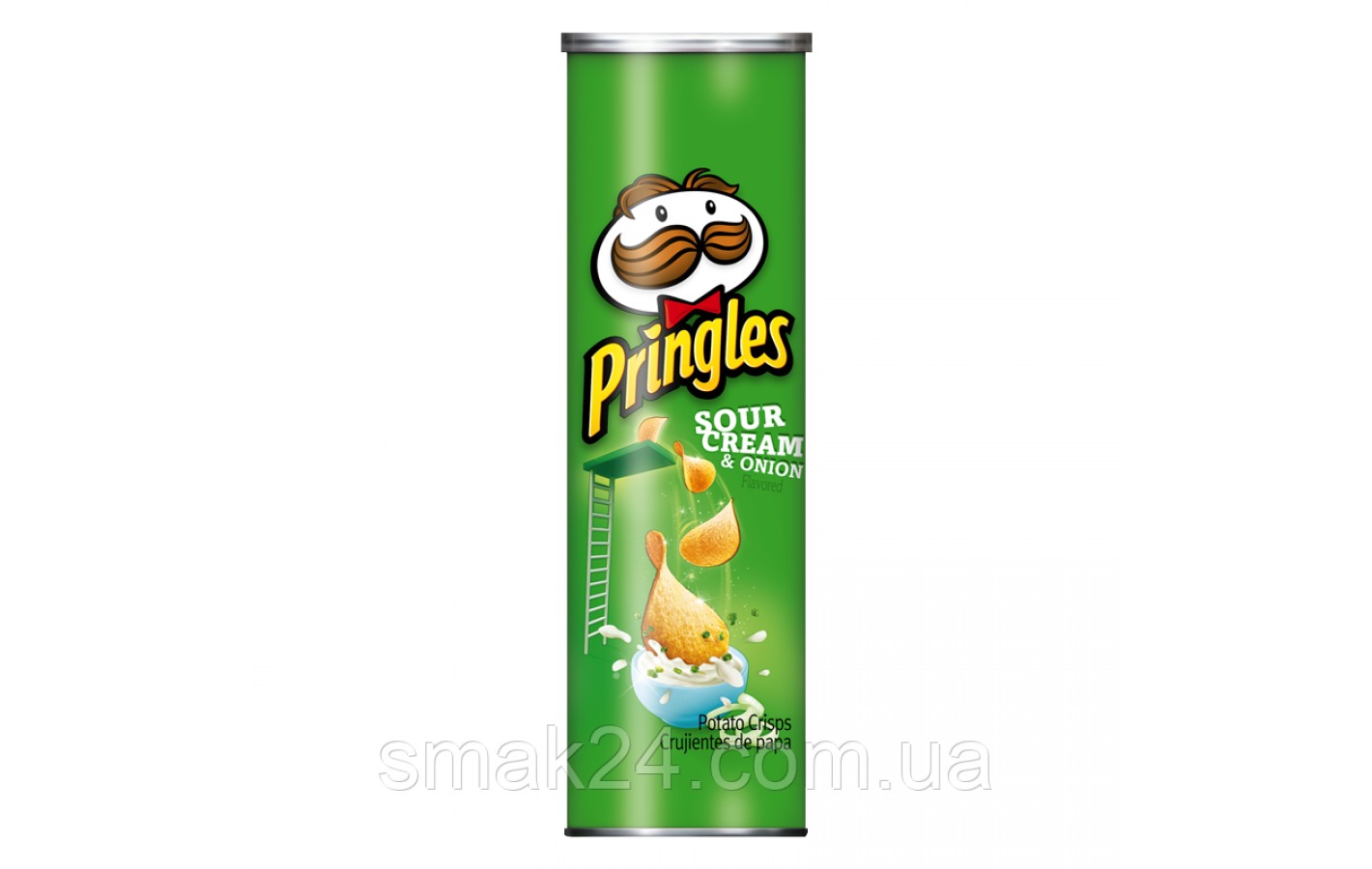 Чипсы сметана и зеленый лук Pringles  Sour cream & Onion,130 г