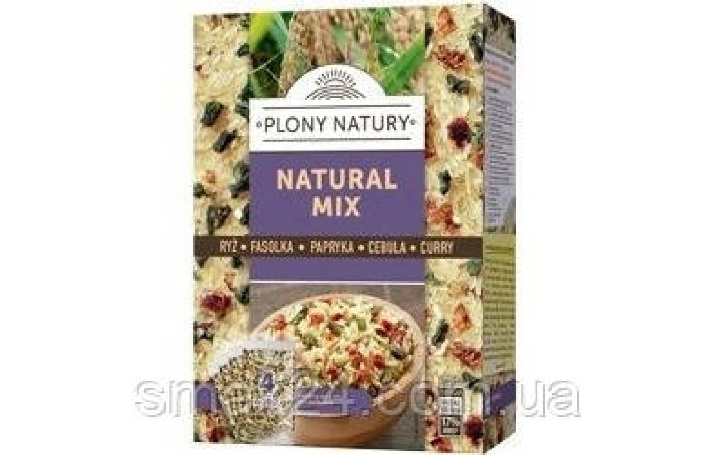 Крупа (каша) Микс ( рис, фасоль и специи) PLONY NATURY Mix ( 4х100г) 400г Польша