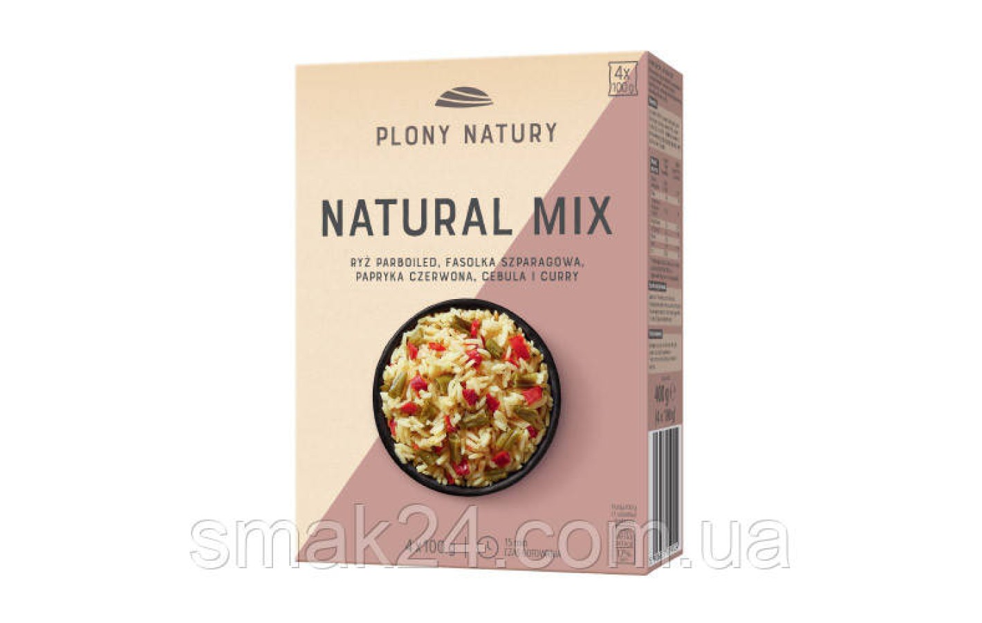 Крупа (каша) Микс ( рис, фасоль и специи) PLONY NATURY Mix ( 4х100г) 400г Польша