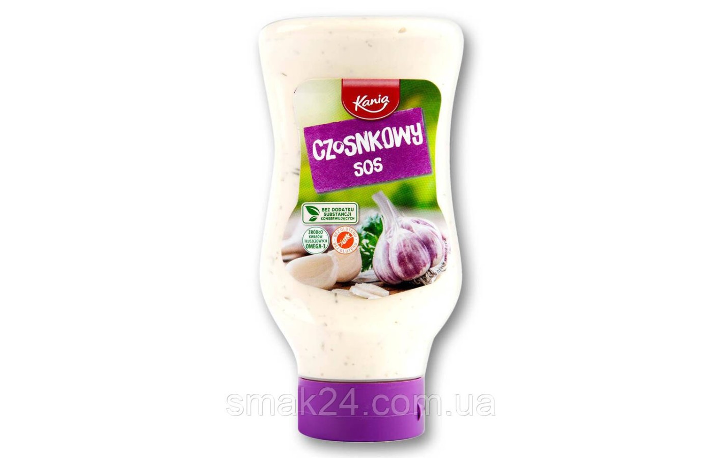 Соус чесночный БЕЗ ГЛЮТЕНА Kania Czosnkowy 410г Польша