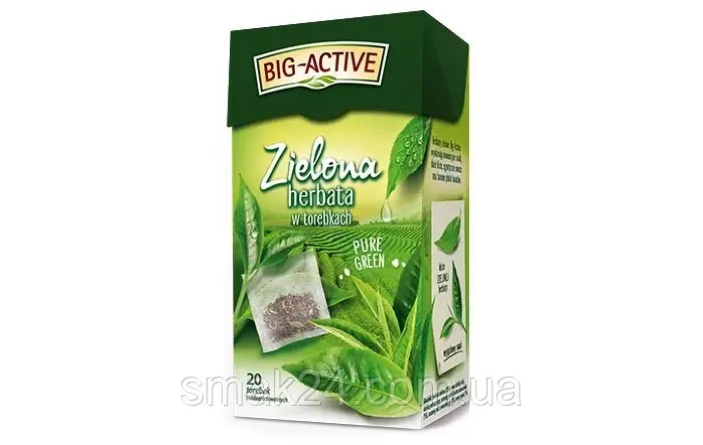 Чай зеленый Big Aktiv Zielona (20шт.х1.5г) 30г Польша