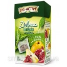 Чай зеленый с айвой и гранатом и лепестками подсолнуха  Big Active 20 пакет.х 1.7г  Польша