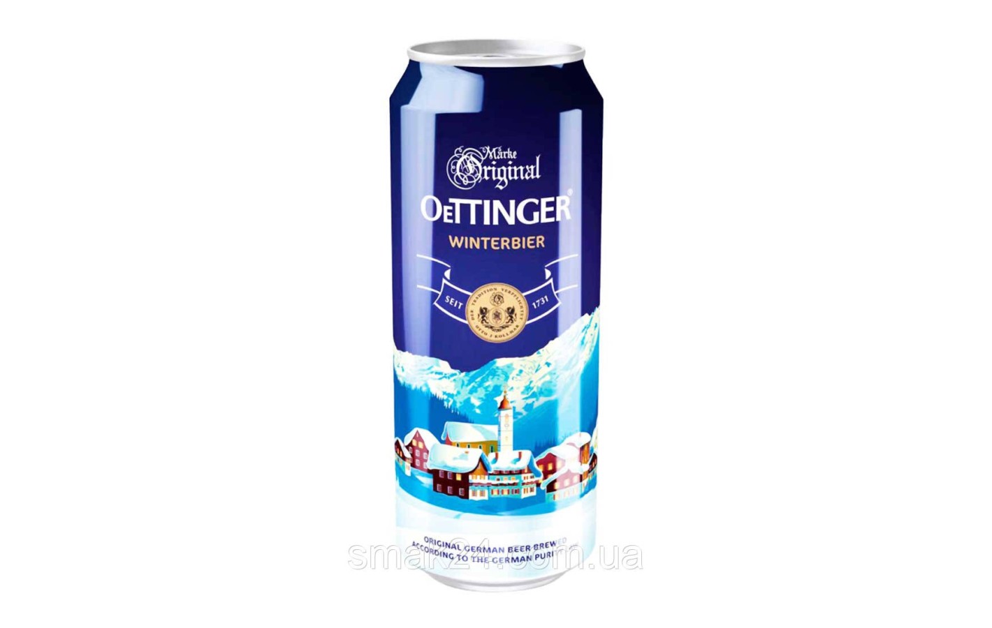 Пиво светлое нефильтрованное Oettinger Winterbier 5,6%  0,5л  Германия