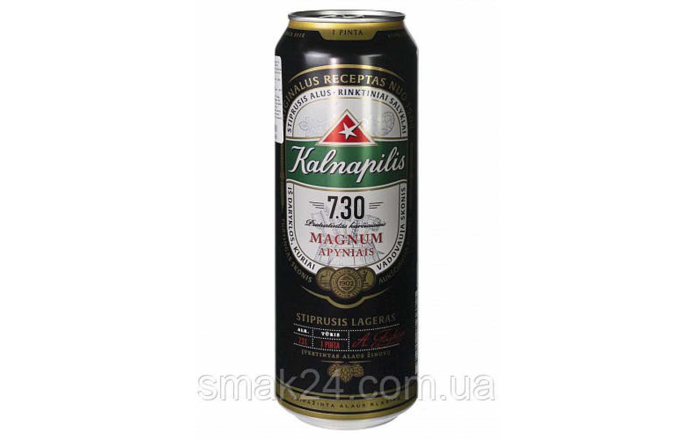 Пиво светлое фильтрованное Kalnapilis 7.3% 0.568 л Латвия
