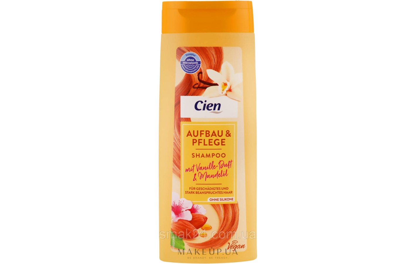 Шампунь Ваніль і мигдаль Cien Aufbau & Pflege Vanilla & Almonds 300 мл Німеччина