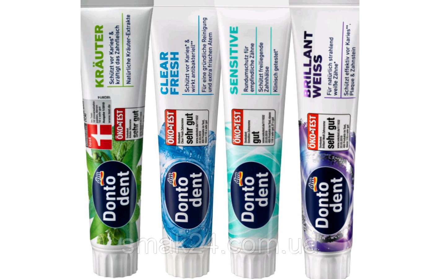 Зубная паста свежее дыхание Dontodent Clear Fresh 125 мл Германия