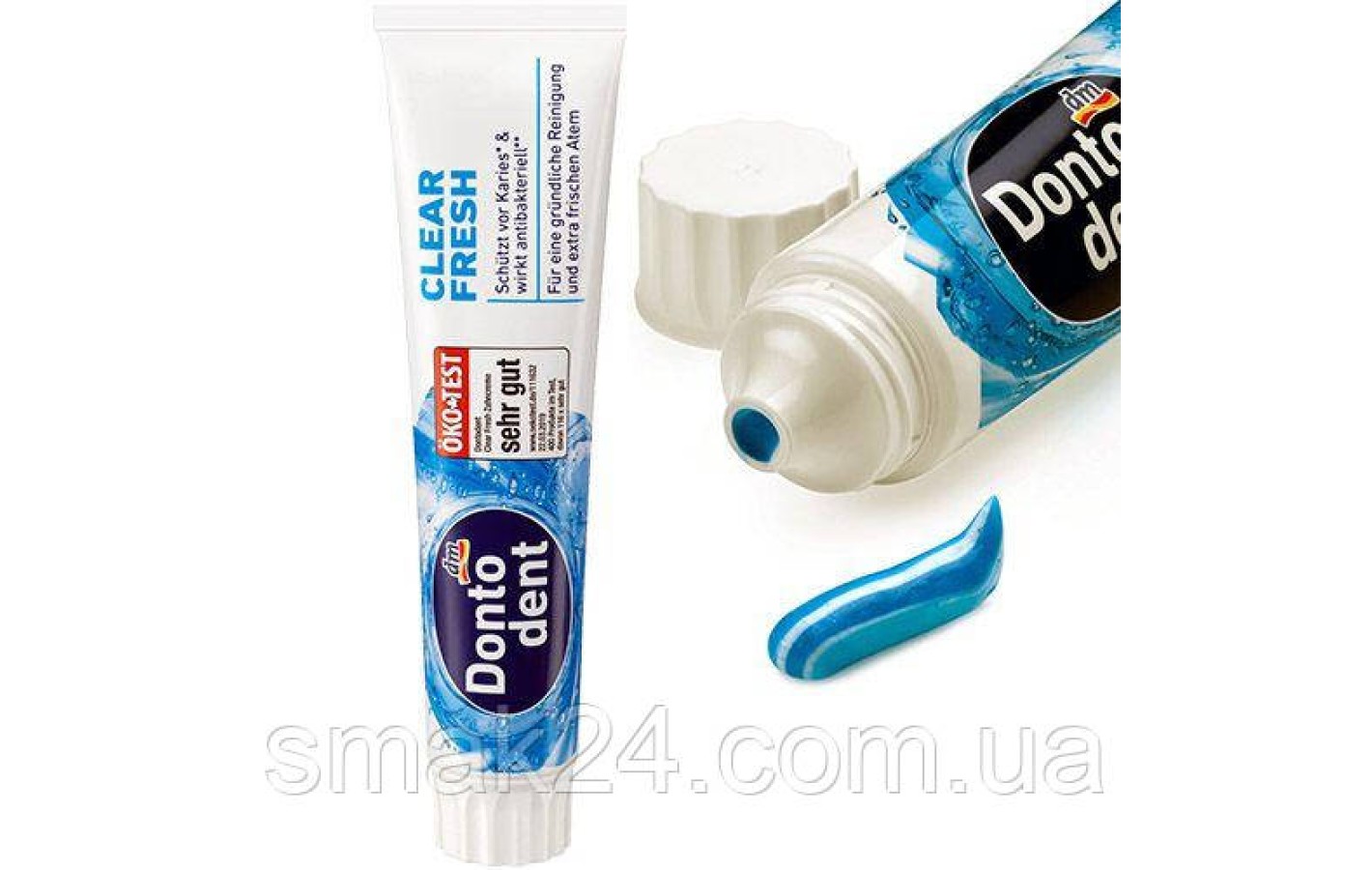 Зубная паста свежее дыхание Dontodent Clear Fresh 125 мл Германия