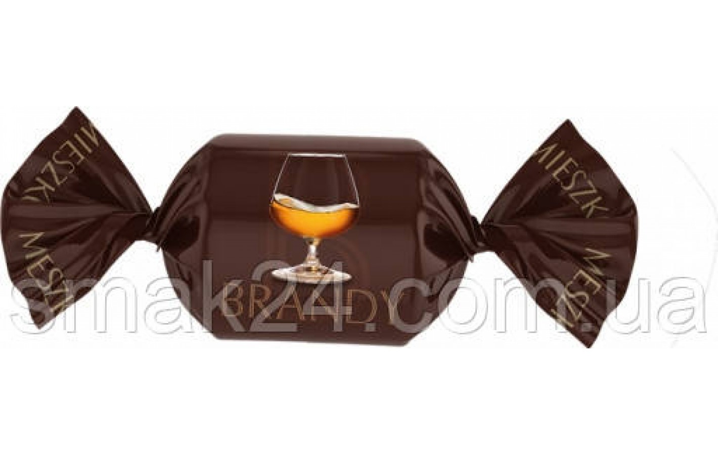 Шоколадні цукерки лікер Бренді Mieszko Brandy 180г Польща