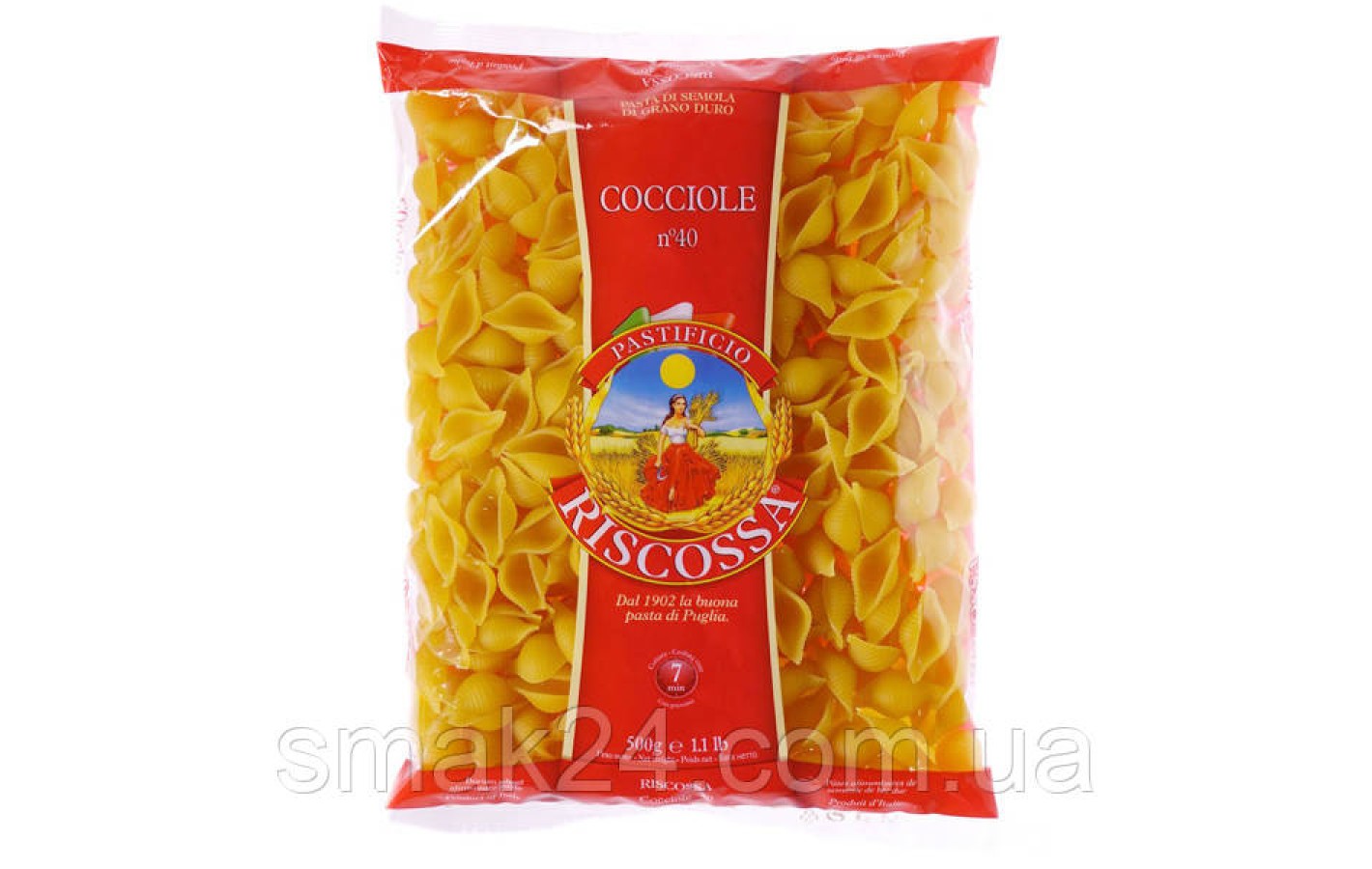 Макаронные изделия (паста) Ракушки Riscossa Cocciole  N 40 500г Италия