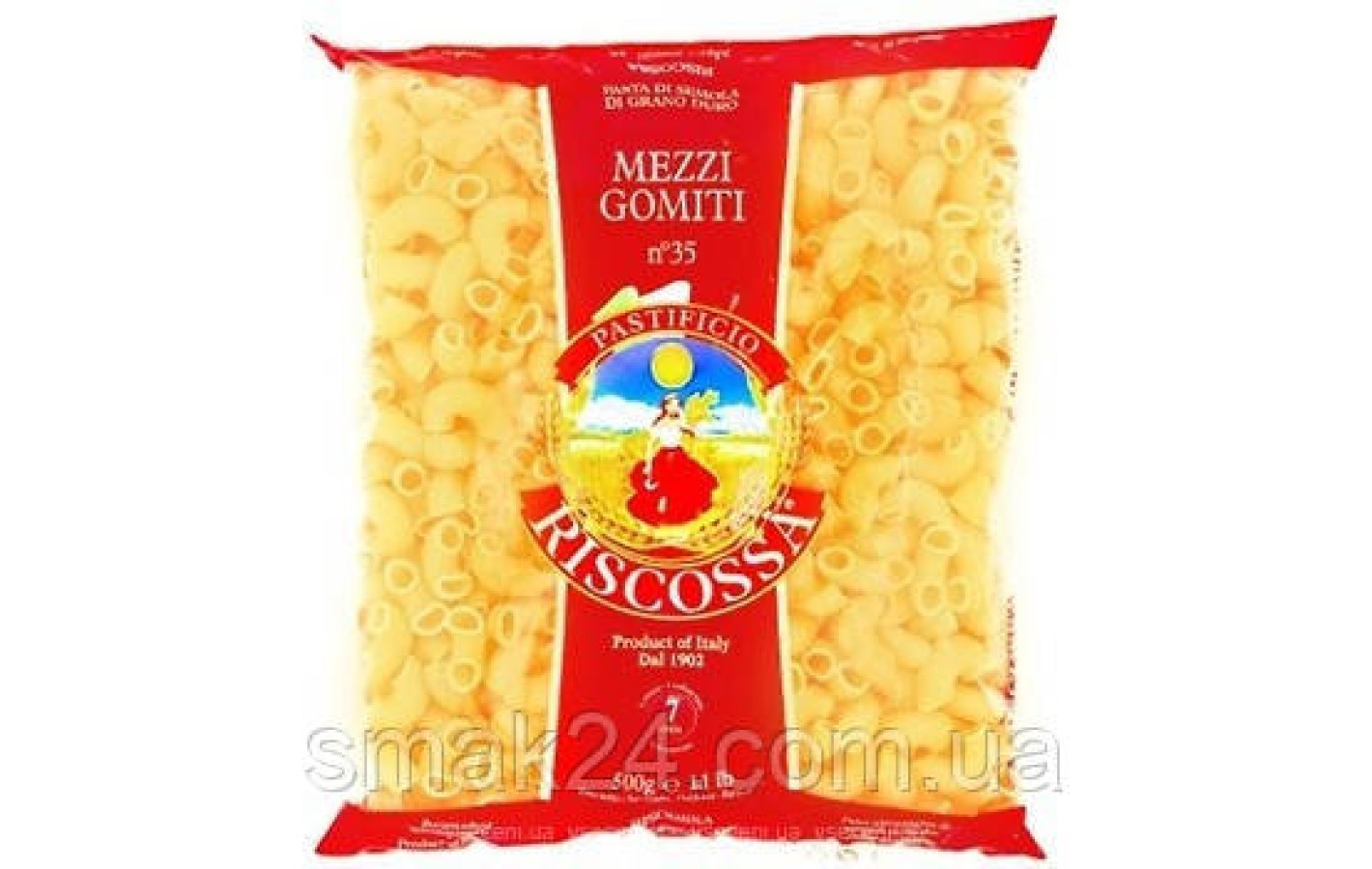 Макаронные изделия (паста) Рожки  Riscossa  Gomiti  N 35 500г Италия