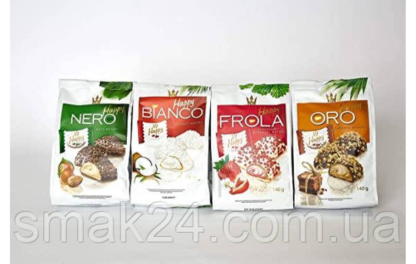 Кокосовые вафли Happy Bianco Coconut 140г Польша