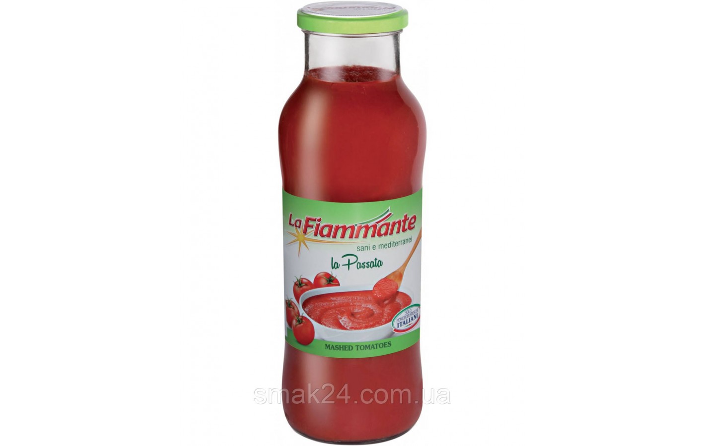 Томатное пюре La Fiammante passata 100% pomidorowy Italiani 680г Италия