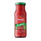 Томатне пюре з базиліком Petti Passata di pomodoro con basilico 100% pomidorowy Toscano 500г Італія