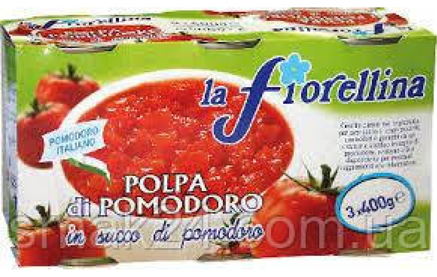 Томати La fiorellina polpa di pomooro 400г Італія