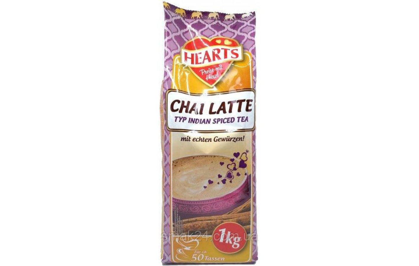 Капучино Чай Латте HEARTS Chai Latte Германия 1кг
